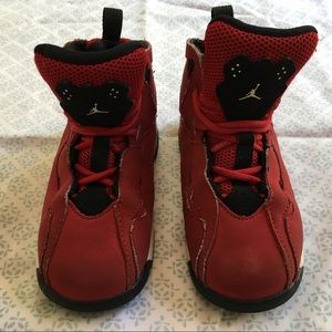 Nike Jordan True Flight Red Toddler Size 9C shoes